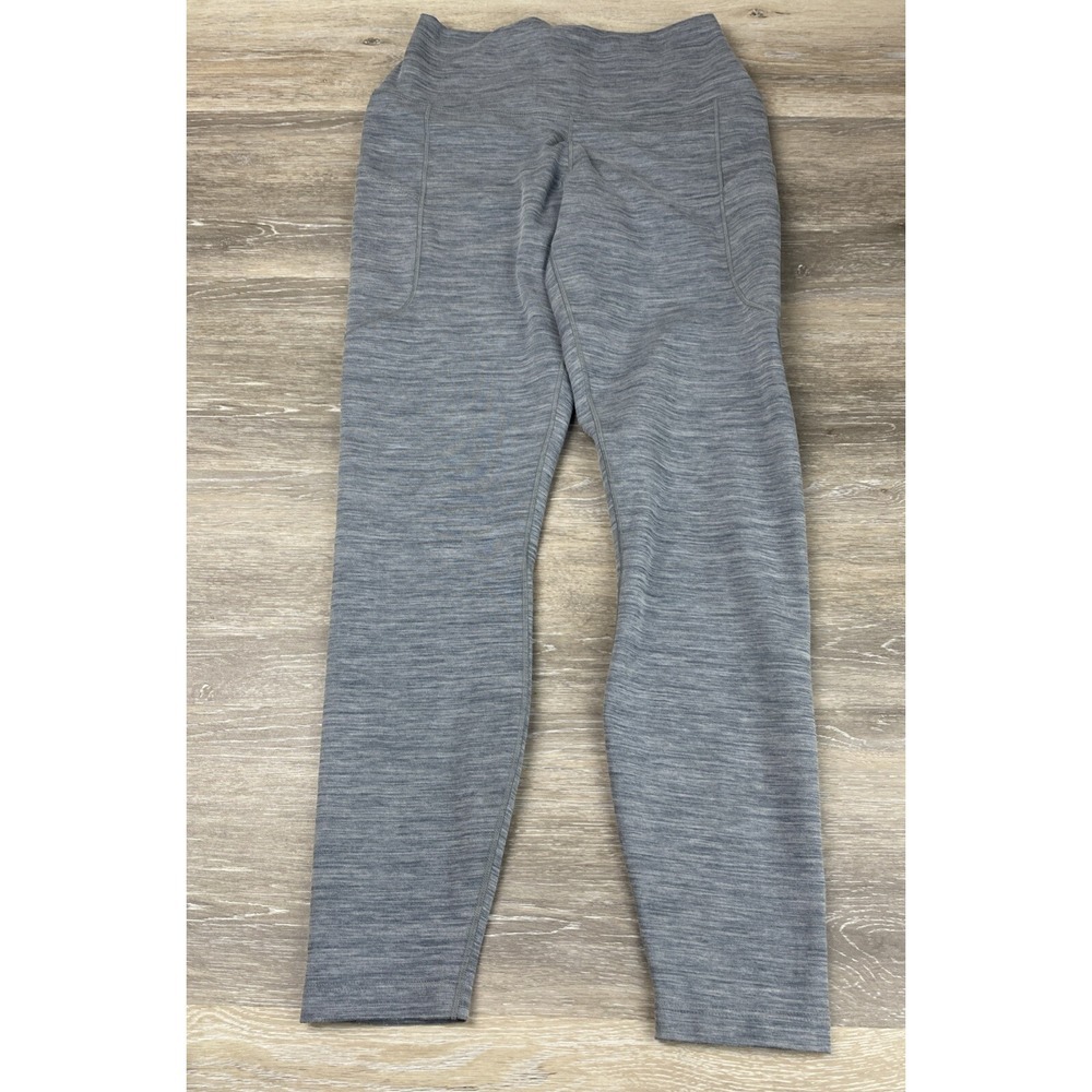 Nike One Women's Pocketed High Waisted 7/8 Ankle Leggings-FN3241- Grey- Medium‎